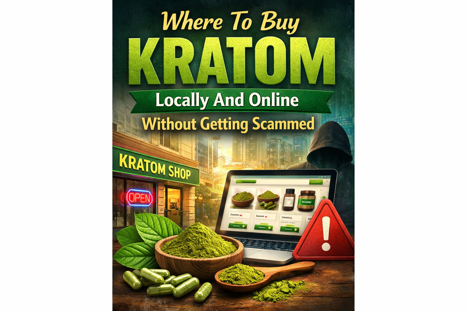 Where To Buy Kratom Locally And Online Without Getting Scammed